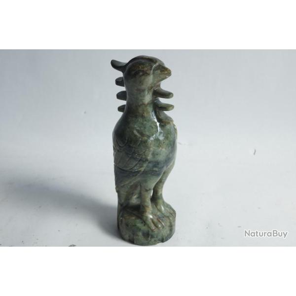 Ancienne pierre sculpt�e Fleur quartz rose Chine