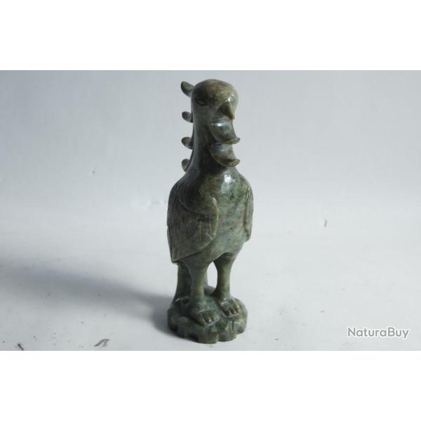 Ancienne pierre sculpt�e Fleur quartz rose Chine