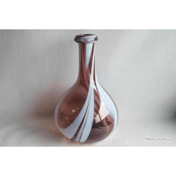 Grand Vase verre souffl� Maure Vieil