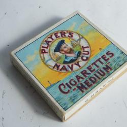 Bo&icirc;te &agrave; cigarettes carton John Player & Son Navy Cut