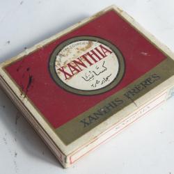Boite &agrave; cigarettes carton Xanthia Xanthis Fr&egrave;res