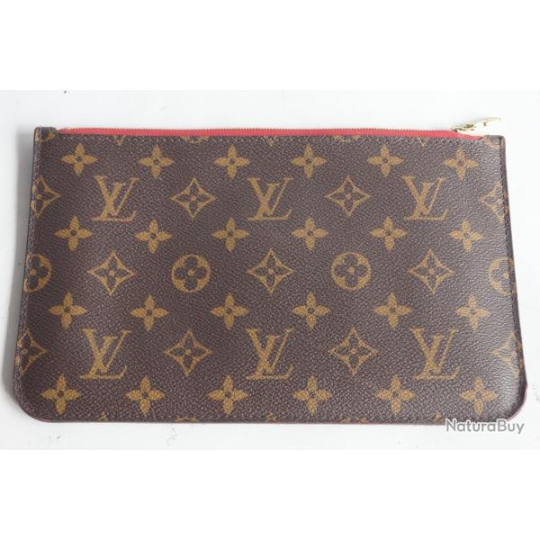 LOUIS VUITTON Pochette toile monogramme Neverfull