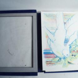 Lithographie originale Paul AMBILLE La col&egrave;re