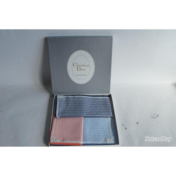 CHRISTIAN DIOR Mouchoirs monogramme color�s