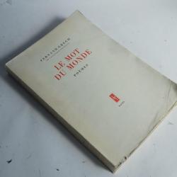 Livre Po&egrave;me Le mot du monde Fernand Grech 1957 envoi d&eacute;dicac&eacute;