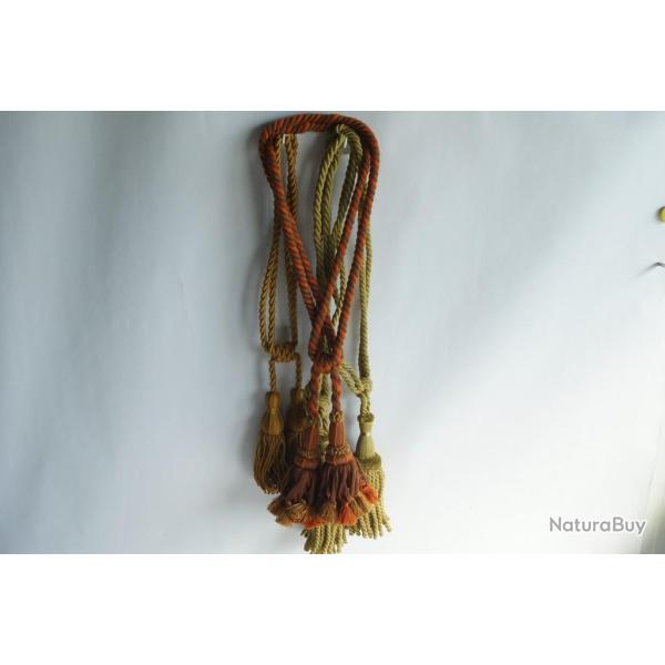 4 Embrasses de rideau � pompons Passementerie