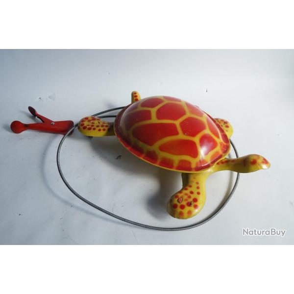 Ancien jouet m�canique Tortue t�le Mobo Tortoise