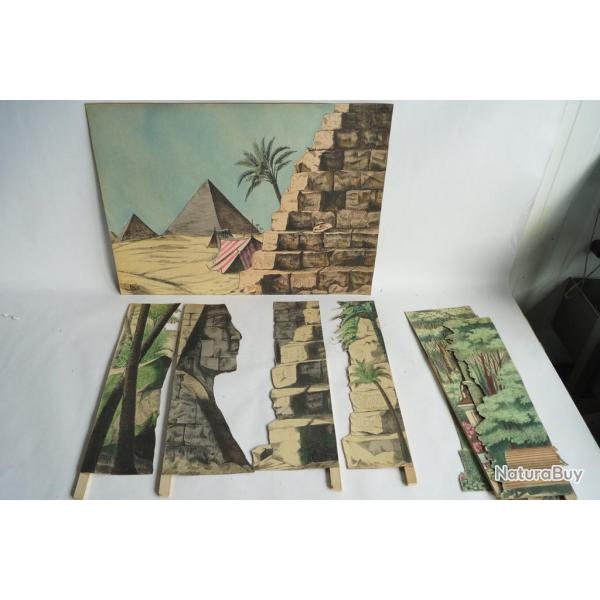 Imagerie d'�pinal Grand Th��tre Nouveau pyramide d'�gypte et Jardin