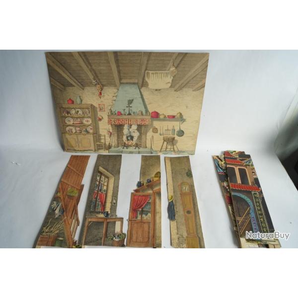 Imagerie d'�pinal Grand Th��tre Nouveau Cuisine rustique d�cor chinois