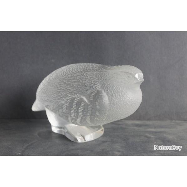 LALIQUE Perdrix cristal