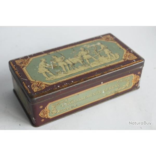 Bo�te t�le lithographi�e Biscuits Debray