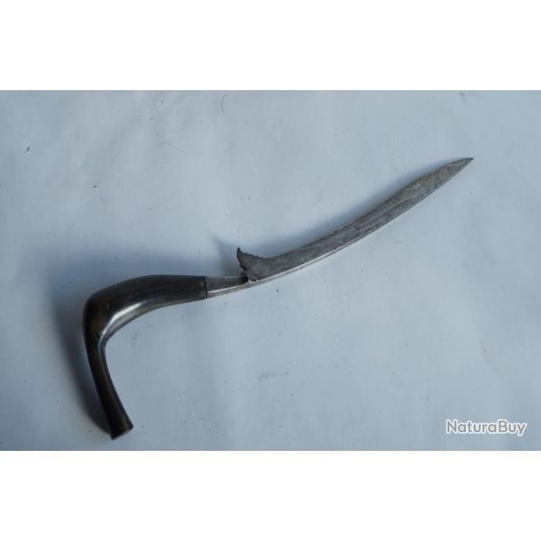 Ancien couteau Rencong corne Aceh Indon�sie