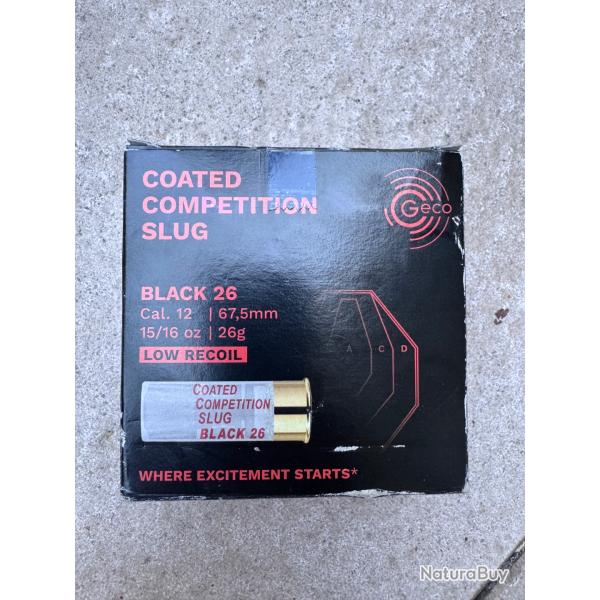 Slug geco black 26 12/67,5