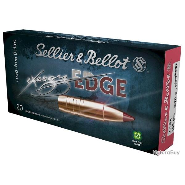 Cartouches Sellier & Bellot EXERGY EDGE TXRGCE calibre 7x64 150grs 9.7g x20