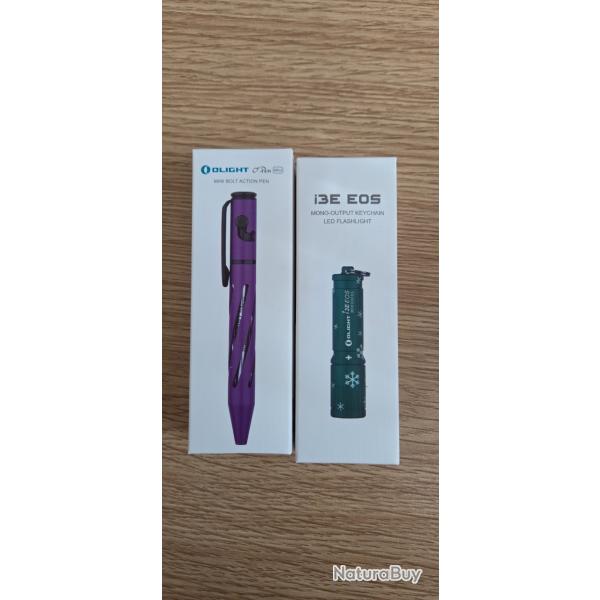 Lot Olight, O'pen mini + i3E EOS