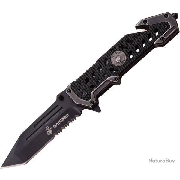 Couteau pliant US Marine Corps Linerlock A/O 1052BK Noir