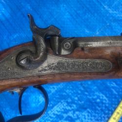 EXCELLENT PISTOLET DE TIR OU D'OFFICIER &Agrave; PERCUTION RAY&Eacute; CAL 44