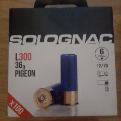 Cartouches 12/70 L 300 pigeon