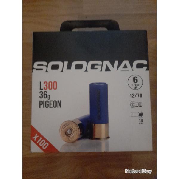Cartouches 12/70 L 300 pigeon