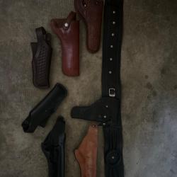 Diff&eacute;rents holsters