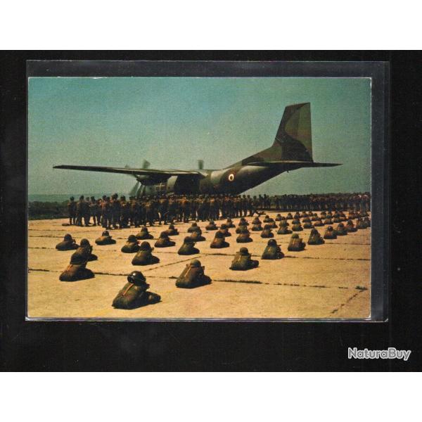 embarquement transall parachutistes cpm