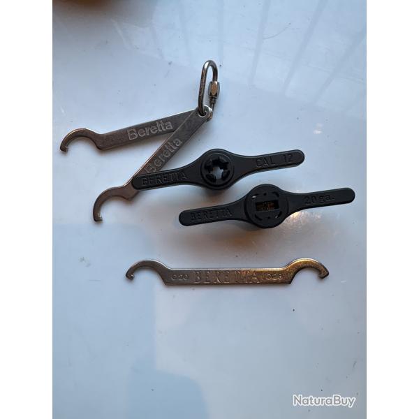 Lot de Clef chokes beretta