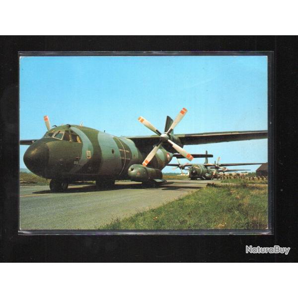 transall c 160 parachute parachutisme, parachutistes cpm