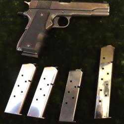 Pistolet Springfield Armory 1911 A 1 calibre 45 optimis&eacute;.