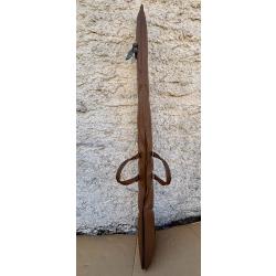 Fourreau en cuir v&eacute;ritable int&eacute;rieur matelass&eacute; pour fusil