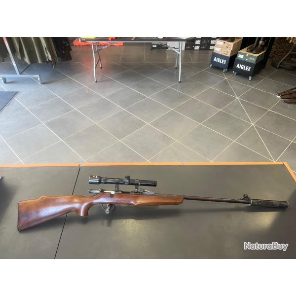 Carabine � verrou GAUCHER MSA 22Lr + lunette !!! Sans chargeur !!!!
