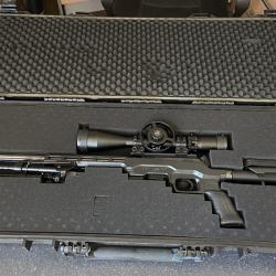 CARABINE A VERROU CZ 457 MDT CHASSIS 22LR &eacute;tat neuf octobre 2025  garantie encore 14 mois.