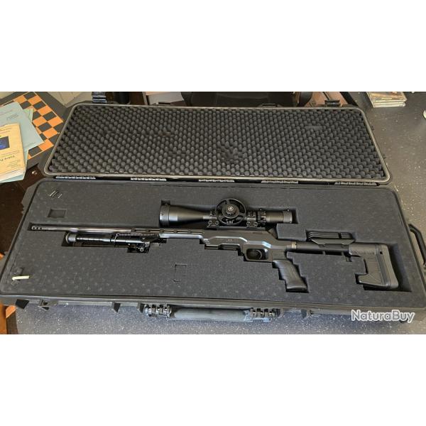 CARABINE A VERROU CZ 457 MDT CHASSIS 22LR �tat neuf octobre 2025  garantie encore 14 mois.