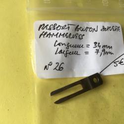 VENDU PAR LE-CUIRASSIER RESSORT DE BOUTON S&Ucirc;RET&Eacute; FUSIL HAMMERLESS CAL 12/16