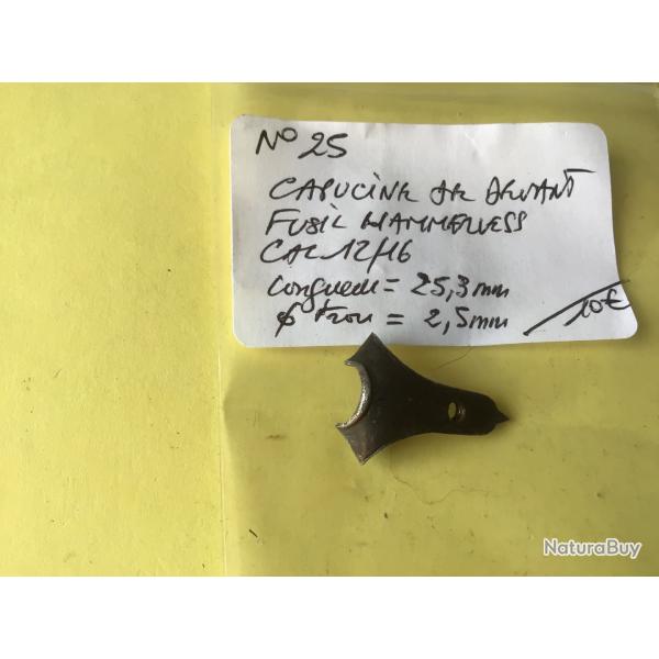 VENDU PAR LE-CUIRASSIER N�25 CAPUCINE DE DEVANT FUSIL HAMMERLESS CAL 12/16