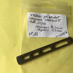 VENDU PAR LE-CUIRASSIER N&deg;15 VERROU  DE DEVANT FUSIL HAMMERLESS CAL 12/16