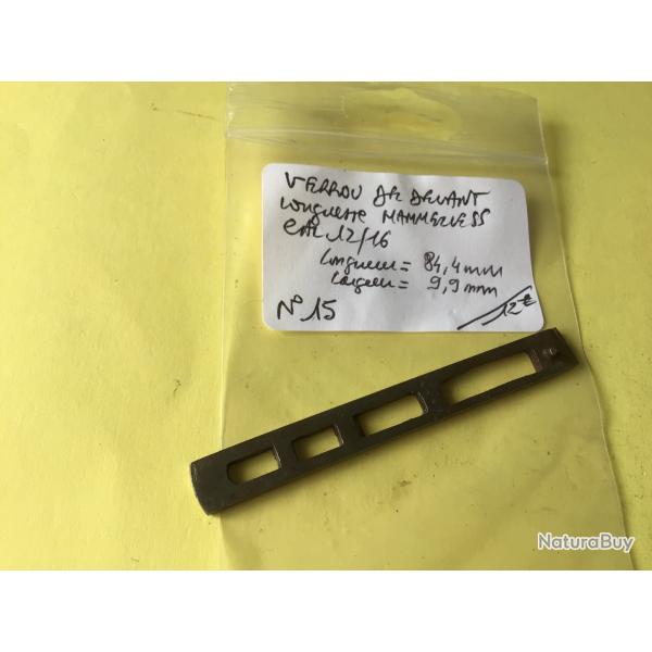 VENDU PAR LE-CUIRASSIER N�15 VERROU  DE DEVANT FUSIL HAMMERLESS CAL 12/16