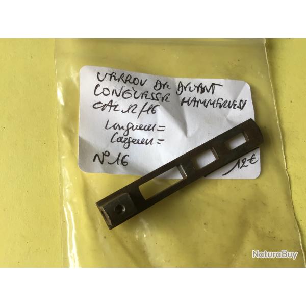 VENDU PAR LE-CUIRASSIER N�16 VERROU  DE DEVANT FUSIL HAMMERLESS CAL 12/16