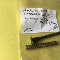 VENDU PAR LE-CUIRASSIER N&deg;26  POMPE AVEC RESSORT FUSIL HAMMERLESS CAL 12/16