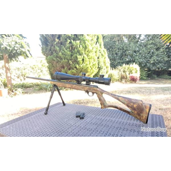 Carabine "sniper" Rossi 8122 Tactical 22LR + Lunette 10-40x50 + Bipied