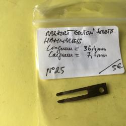 VENDU PAR LE-CUIRASSIER N&deg;25 RESSORT DE BOUTON S&Ucirc;RET&Eacute; FUSIL HAMMERLESS CAL 12/16