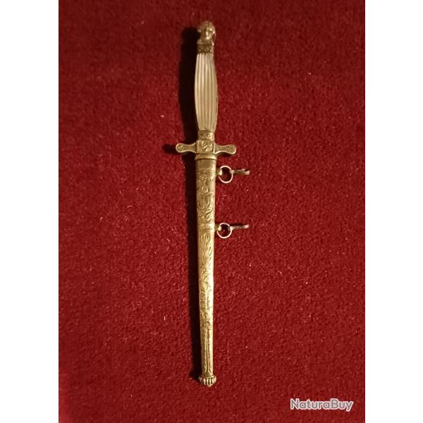 DAGUE OFFICIER DE MARINE 1ER EMPIRE - RARE