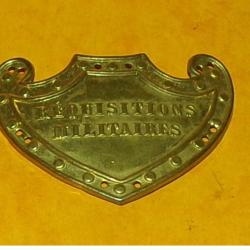 REQUISITIONS MILITAIRES ,&nbsp;FABRICANT&nbsp;SANS&nbsp;, HOMOLOGATION&nbsp;SANS&nbsp;, BON ETAT VOIR PHOTO&nbsp; . POUR TOUT RENS
