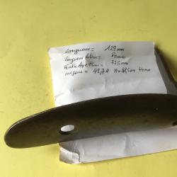 VENDU PAR LE-CUIRASSIER PLAQUE DE COUCHE FER POUR FUSIL &Agrave; PLATINE