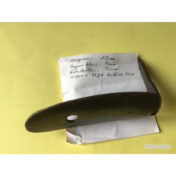 VENDU PAR LE-CUIRASSIER PLAQUE DE COUCHE FER POUR FUSIL � PLATINE