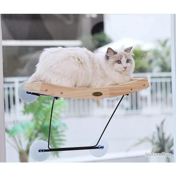2 en 1 Hamac de Fen�tre Chat - Hamac + Griffoir, Jusqu'� 15 KG