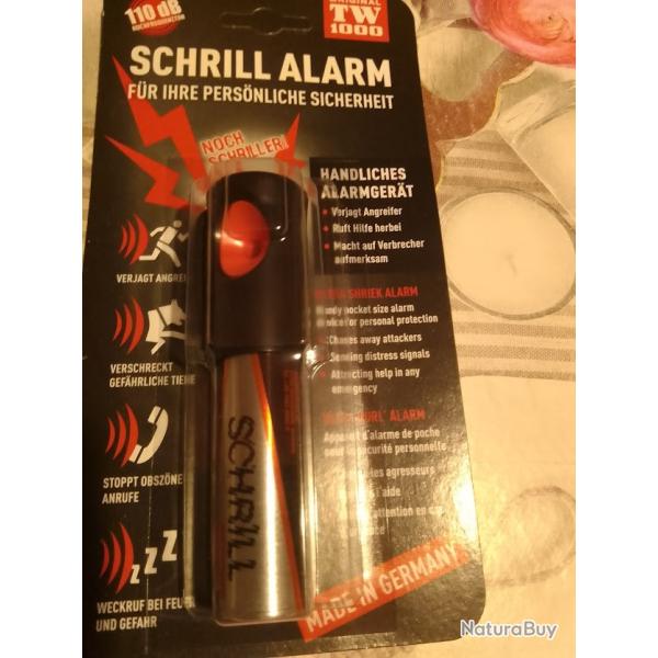 ARME  A ULTRASONS   ANTI AGRESSIONS  110 DECIBELS ENVOES