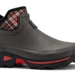 Bottillon CLEAN PLAID Rouge / Gris ROUCHETTE-36
