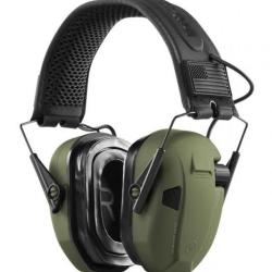 Casque antibruit &eacute;l&eacute;ctronique Savior couleur olive green