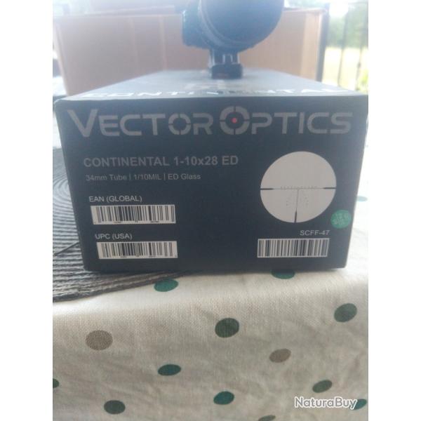 Lunette vector optics 1-10x28 ED SCFF-47
