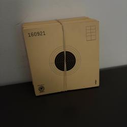 100 cibles carabine 10m ISSF